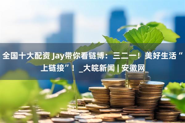 全国十大配资 Jay带你看链博：三二一！美好生活“上链接”！_大皖新闻 | 安徽网
